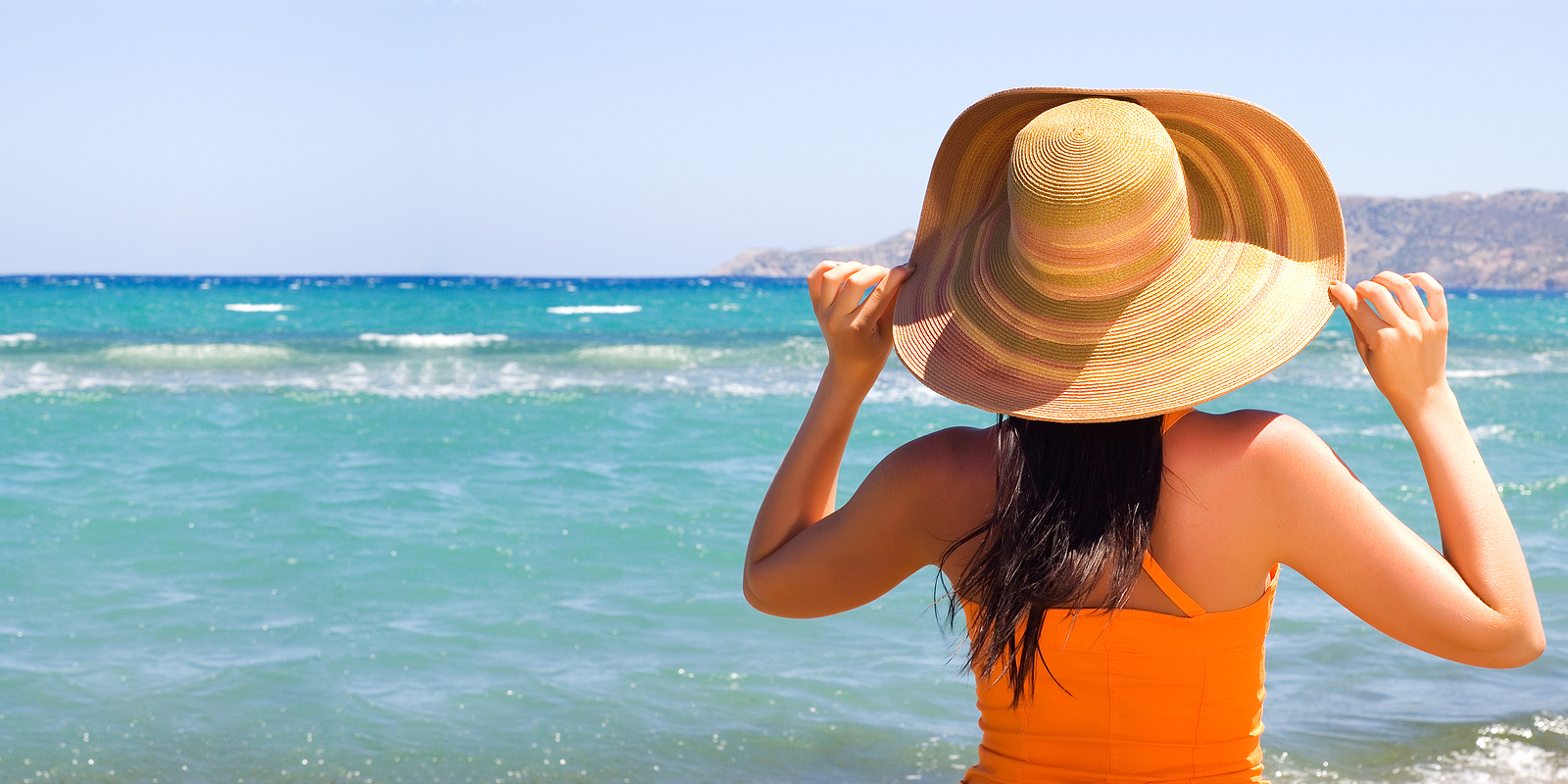 An image of a person relaxing on a beach